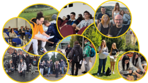 Uczniowie Professio w bańkach